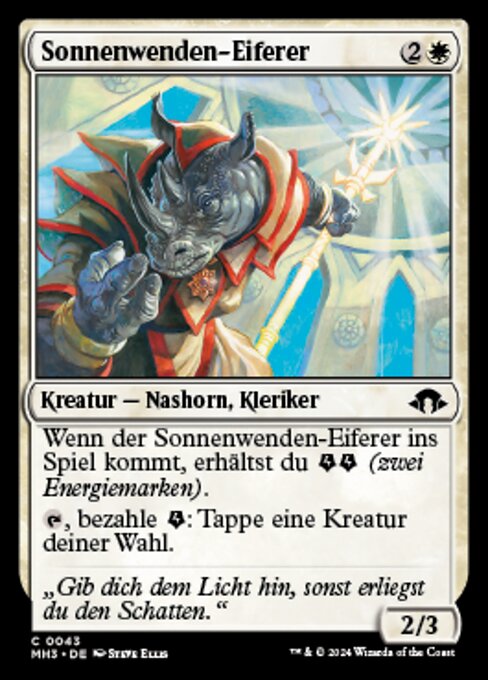 Solstice Zealot (Modern Horizons 3 #43)