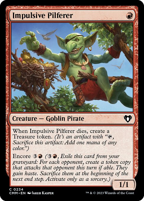 Impulsive Pilferer (Commander Masters #234)