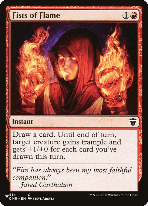 Fists of Flame (The List)