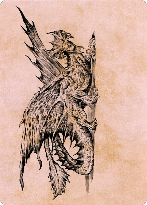 Ancient Brass Dragon // Ancient Brass Dragon (Battle for Baldur's Gate Art Series #49)