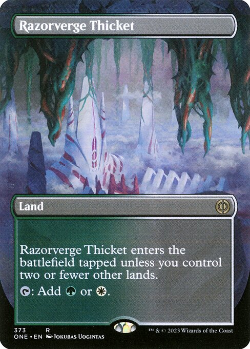 Razorverge Thicket · Phyrexia: All Will Be One (ONE) #373 
