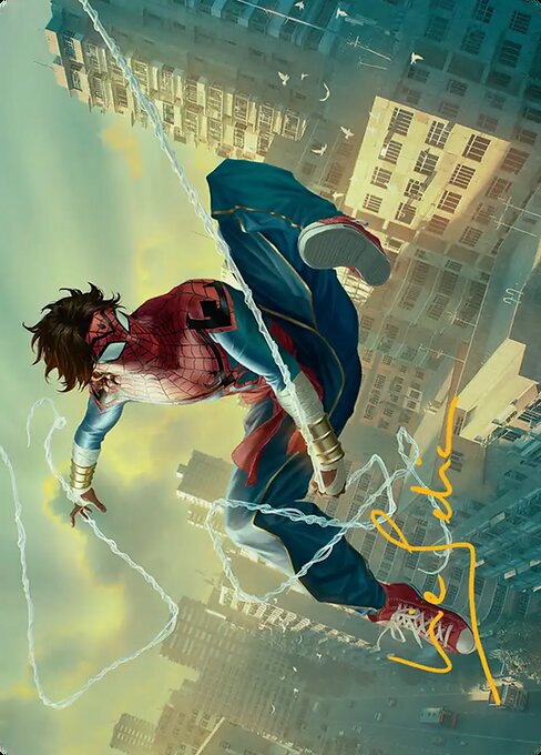 Spider-Man India // Spider-Man India magic the gathering card art