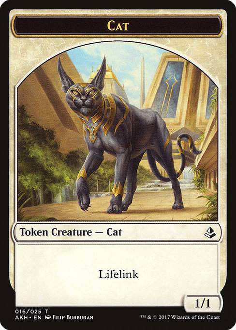 Cat (Amonkhet Tokens #16)
