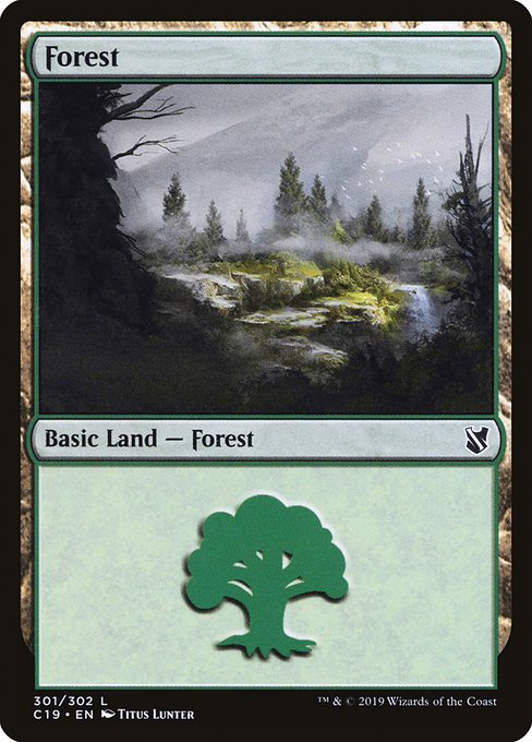 Forest (Commander 2019 #301)