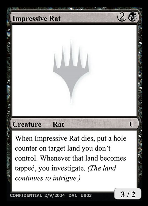 Impressive Rat (Unknown Event #UB03)