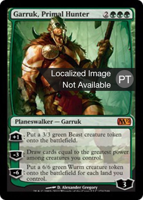 Garruk, Primal Hunter (Magic 2012 #174)