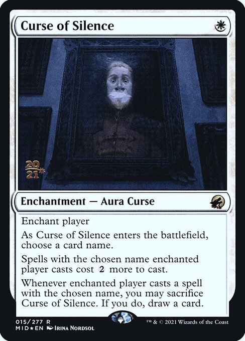 Curse of Silence (Innistrad: Midnight Hunt Promos #15s)