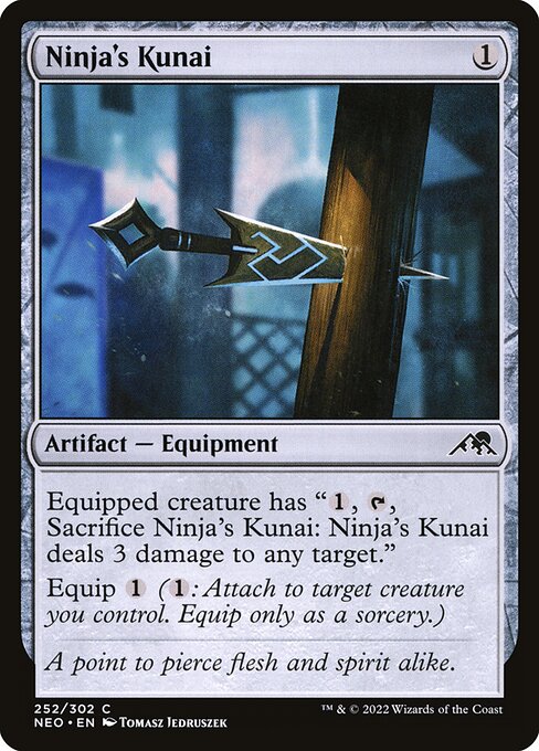 Ninja's Kunai (neo) 252