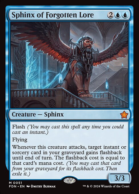 Sphinx of Forgotten Lore (fdn) 51 Sphinx of Forgotten Lore (fdn) 51
