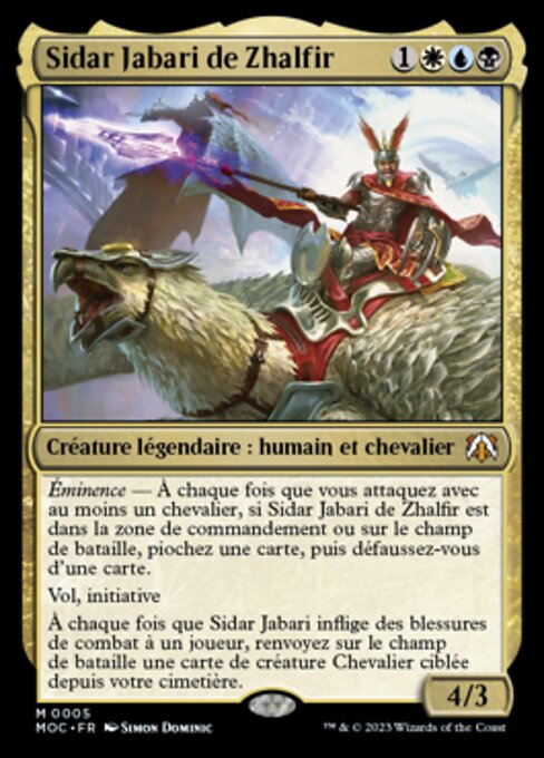 Sidar Jabari of Zhalfir (March of the Machine Commander #5)