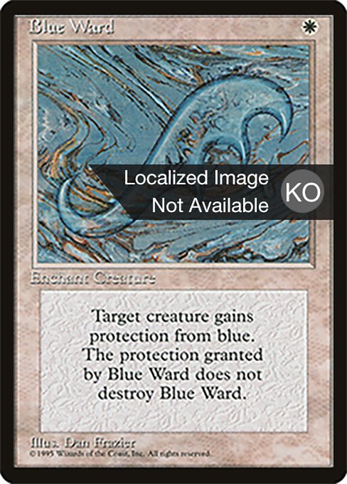 Blue Ward (Fourth Edition Foreign Black Border #10)