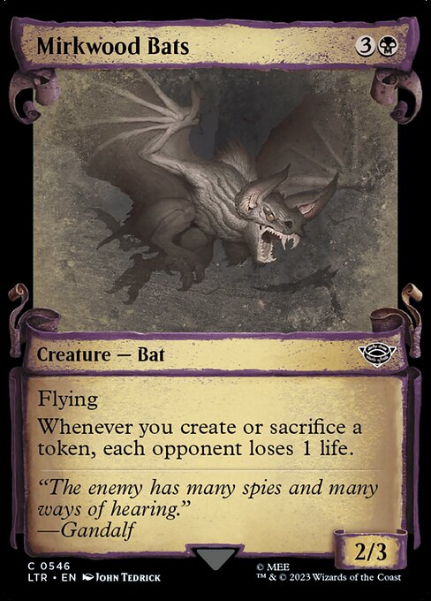 Mirkwood Bats (Showcase Scrolls)