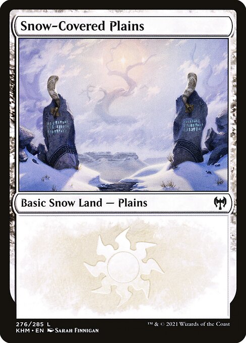 Plaine enneigée|Snow-Covered Plains
