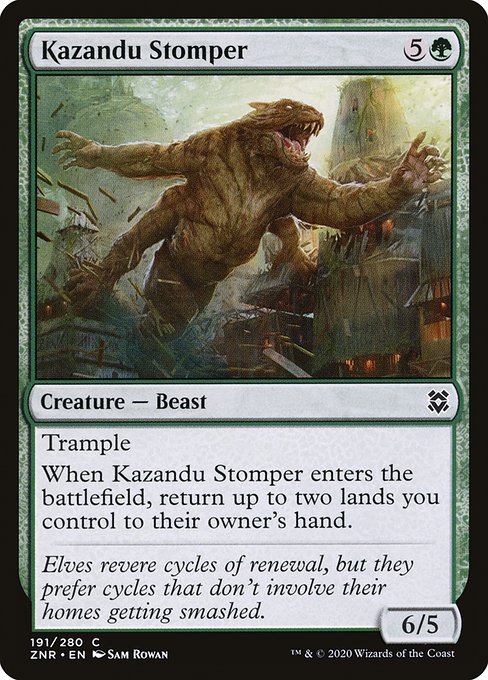 Kazandu Stomper (Zendikar Rising #191)