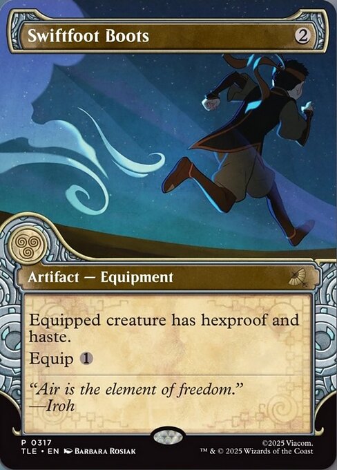 Swiftfoot Boots magic the gathering card art