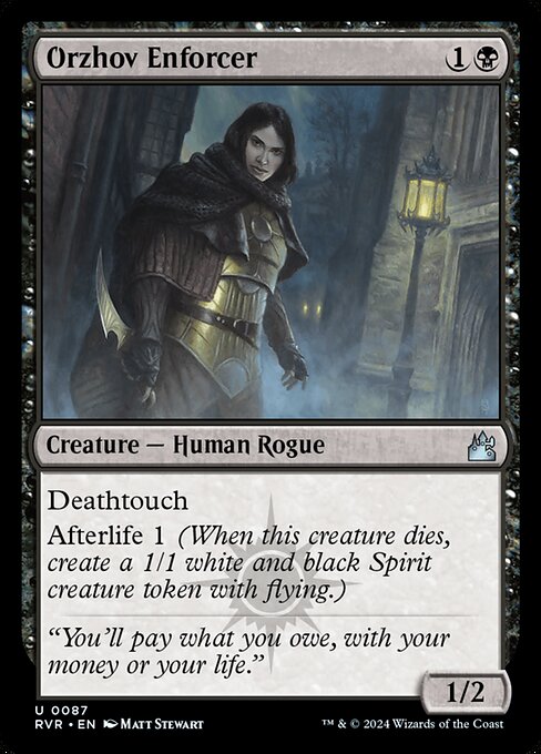 Orzhov Enforcer (Ravnica Remastered #87)