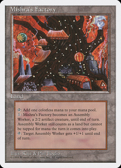 Mishra's Factory · Fourth Edition (4ED) #361 · Scryfall Magic The 