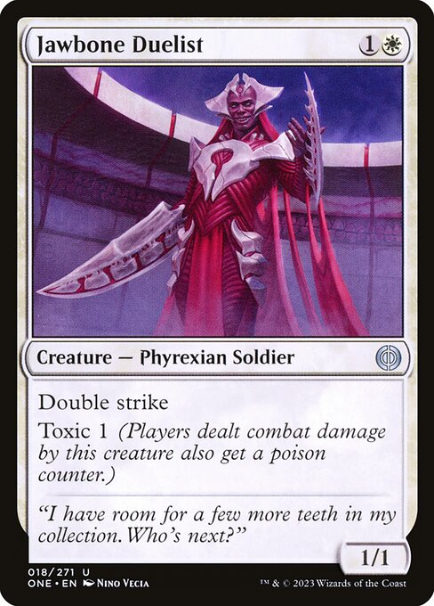 Jawbone Duelist (Phyrexia: All Will Be One #18)