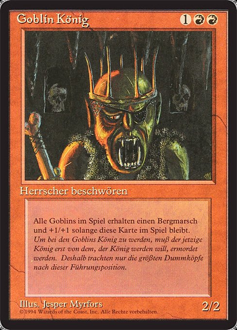 Goblin King (Foreign Black Border #155)