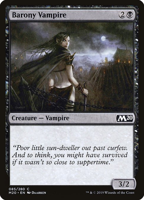 Barony Vampire (Core Set 2020 #85)