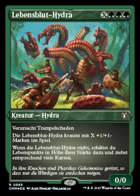 Lifeblood Hydra (Commander Masters #565)