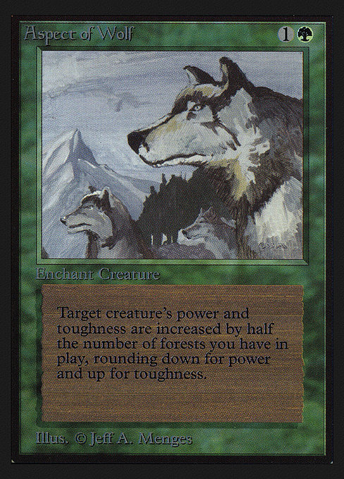 Aspect of Wolf (Intl. Collectors' Edition #185)