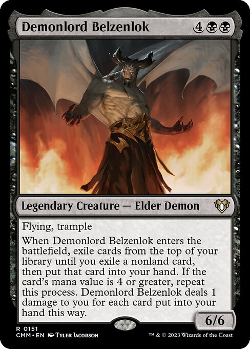 Demonlord Belzenlok (Commander Masters #151)