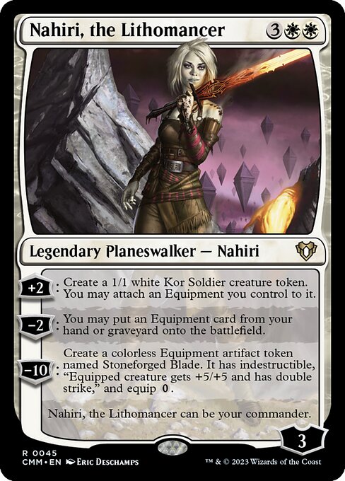 Nahiri, the Lithomancer (Commander Masters #45)