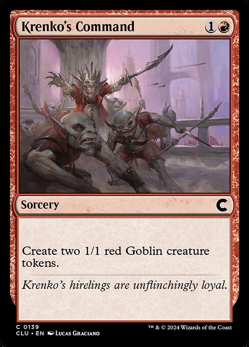 Krenko's Command (Ravnica: Clue Edition #139)