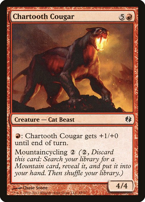 Chartooth Cougar (Duel Decks: Venser vs. Koth #59)