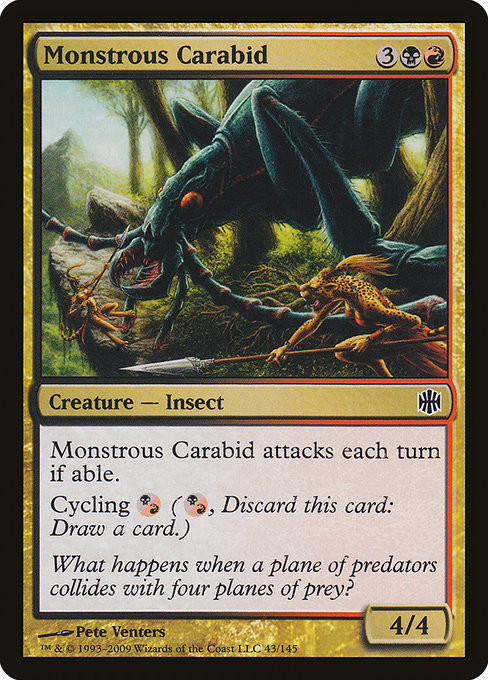 Monstrous Carabid card image