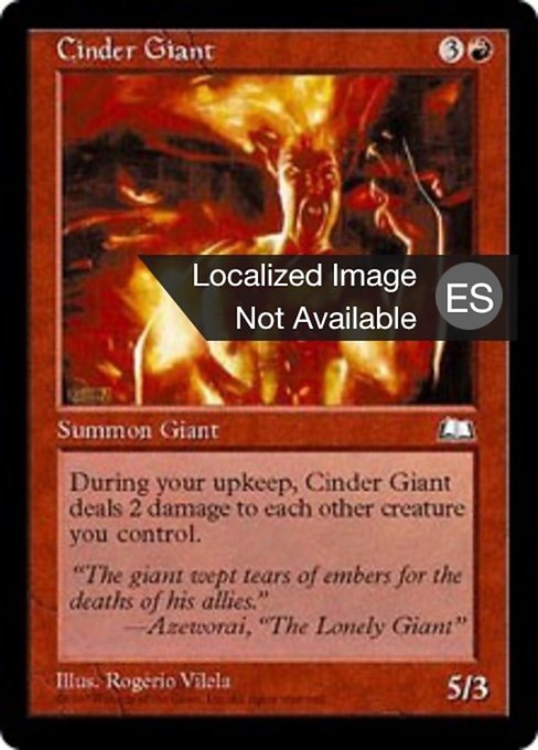 Cinder Giant (Weatherlight #93)