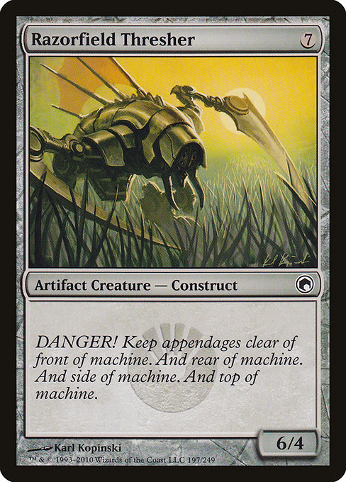 Razorfield Thresher (Scars of Mirrodin #197)