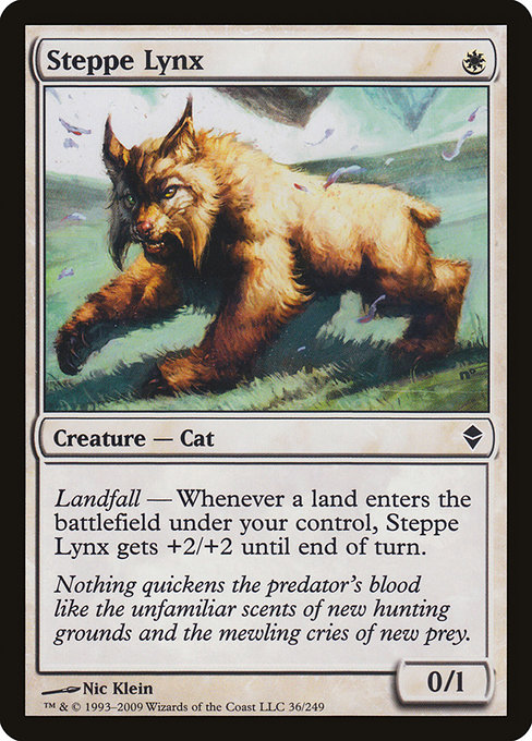 Steppe Lynx · Zendikar (ZEN) #36 · Scryfall Magic The Gathering Search
