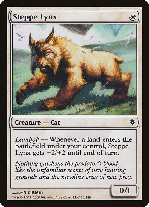 Steppe Lynx (Zendikar #36)