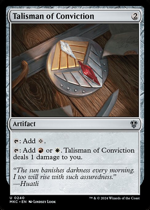 Talisman of Conviction (Murders at Karlov Manor Commander #240)
