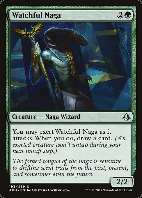 Watchful Naga card image