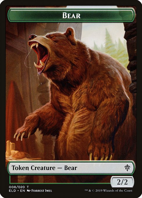 Bear (Throne of Eldraine Tokens #8)
