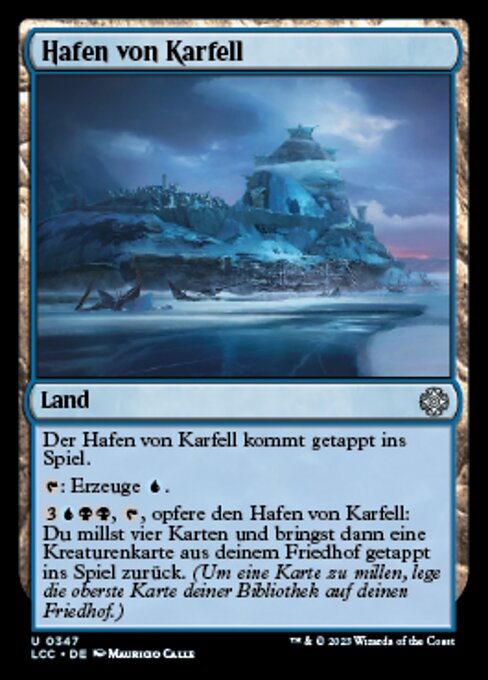 Port of Karfell (The Lost Caverns of Ixalan Commander #347)