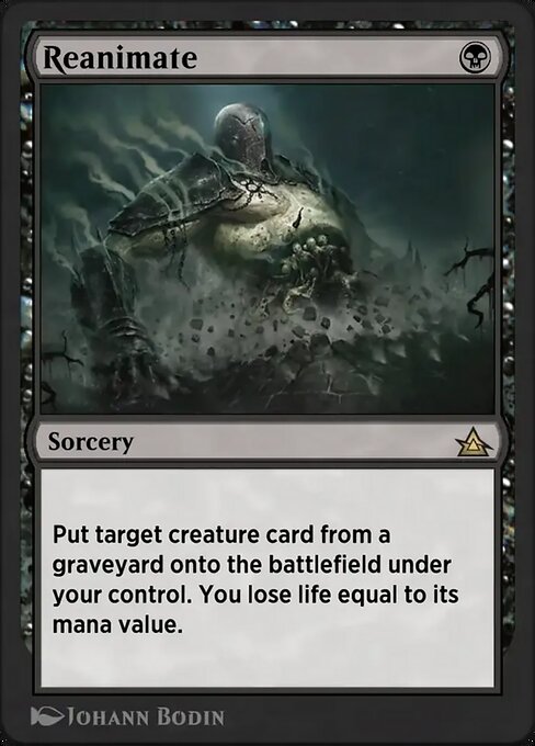 Reanimate magic the gathering card art
