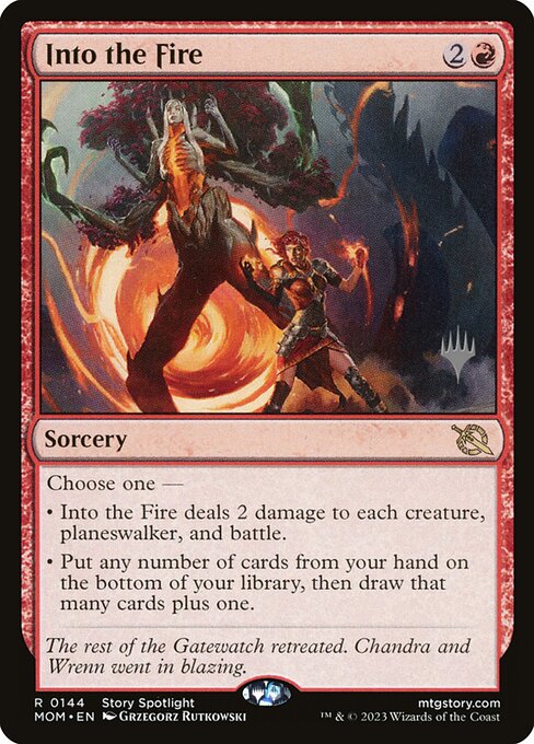Into the Fire (March of the Machine Promos #144p)