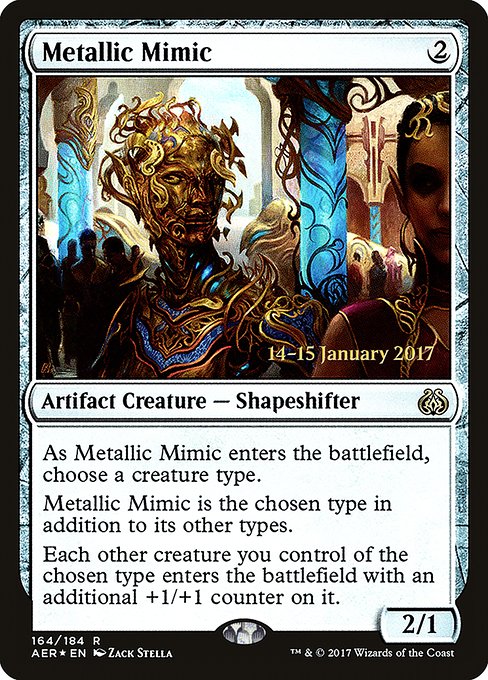 Metallic Mimic (Aether Revolt Promos #164s)