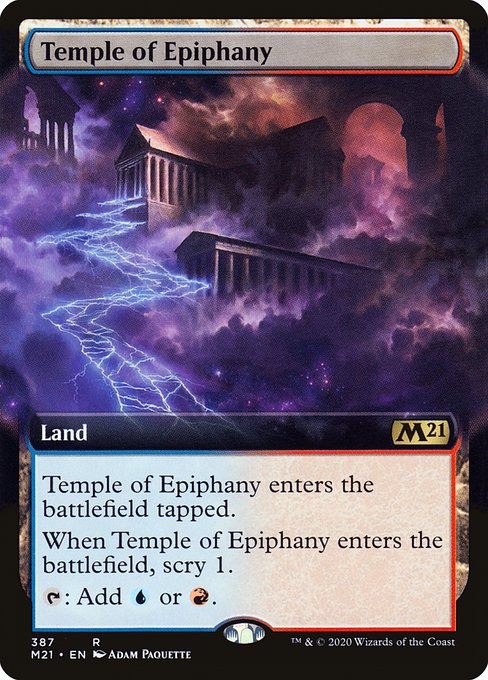 Temple of Epiphany (Core Set 2021 #387)