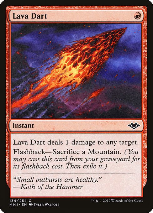 Lava Dart (Modern Horizons #134)