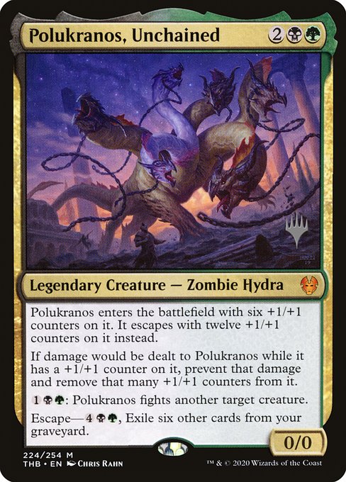 Polukranos, Unchained (Theros Beyond Death Promos #224p)