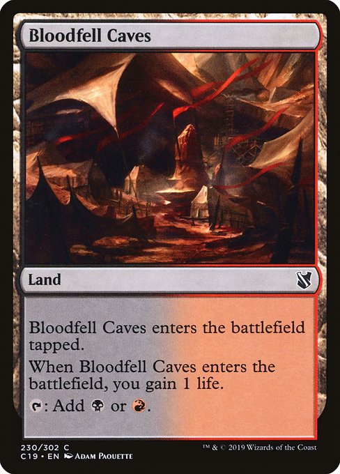 Bloodfell Caves (Commander 2019 #230)