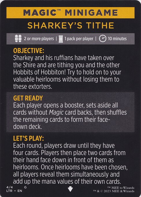 Sharkey's Tithe // Sharkey's Tithe (cont'd) magic the gathering card art