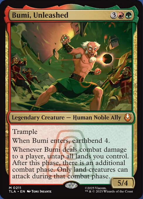 Bumi, Unleashed magic the gathering card art