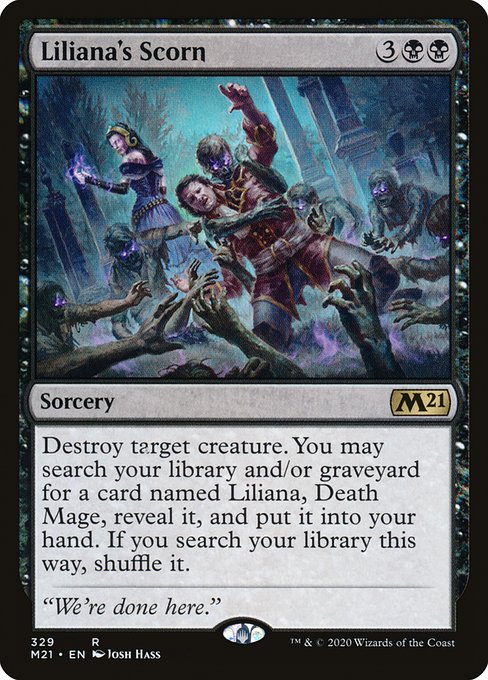 Liliana's Scorn (m21) 329