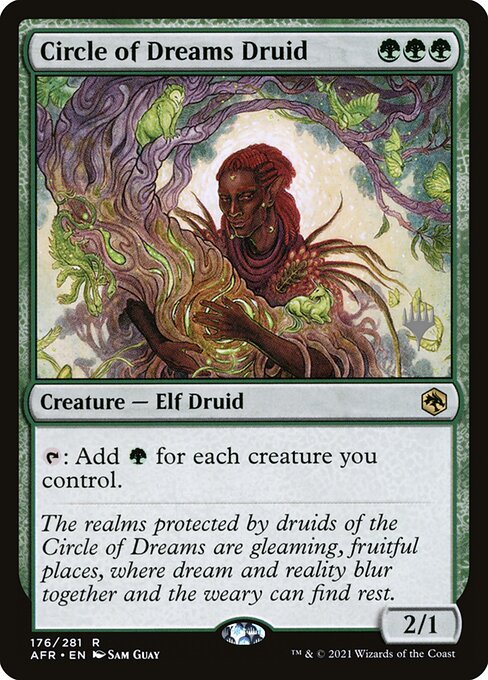 Circle of Dreams Druid (Adventures in the Forgotten Realms Promos #176p)